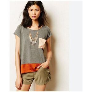 Anthropologie Dolan Left Coast Collection pocket tee